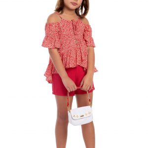 Conjunto Bata, Shorts e Máscara 1+1