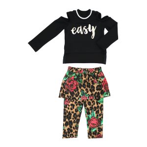 Conjunto Blusa e Calça-Saia 1+1