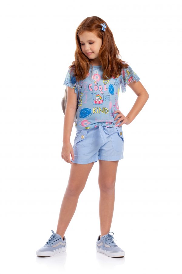 Conjunto Blusa e Shorts 1+1