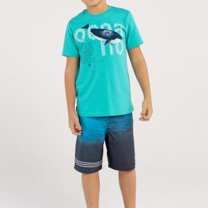 Camiseta Turquesa 1+1