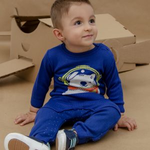 Suéter Urso Astronauta Mini Lord