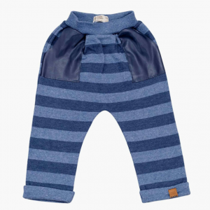 Calça Listrada Mini Lord