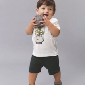 Conjunto Camiseta e Bermuda Beabá
