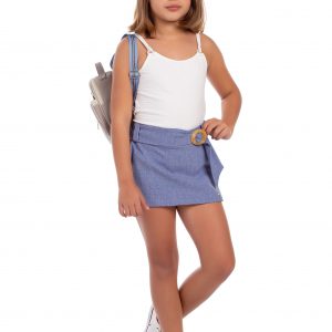 Conjunto Regata e Shorts Saia 1+1